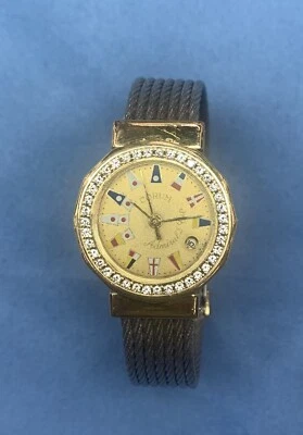 Reloj Corum, aprox. Brazalete de cuerda S/S con bisel de diamantes de 1,00 quilates Foto 1 de 4