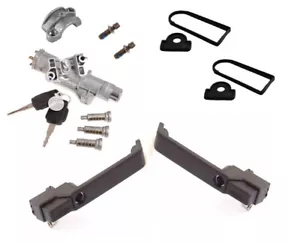 Kit Maniglia Porta Anteriore Defender - Stile Successivo Originale Land Rover Lockset LRC1351 - Foto 1 di 2
