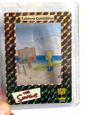 2000 Artbox The Simpsons FilmCardz Foil Cel #S1 EXTREME CONDITIONS NM-MT - Image 1 of 3