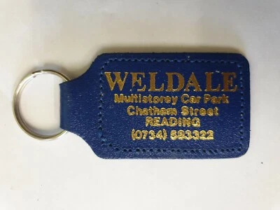 SEAT VW HYUNDAI WELDALE MEMORABILIA KEY FOB KEY RING LEATHER AUTOMOTIVE KEY - Image 1 of 3