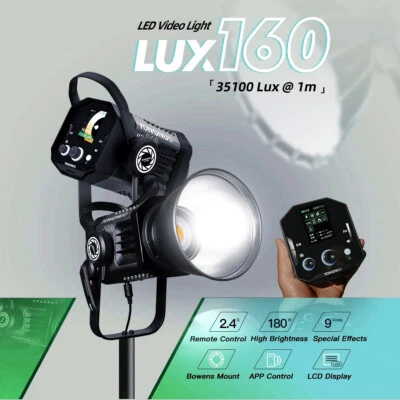Yongnuo LUX160 RGB Bi-color Led video Light Photography Fill Light 3200K-5600K - Image 1 of 4