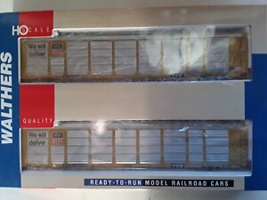 Walthers #932-2486, H0 Thrall 89' Tri-Level Auto Carrier (2-Pack) Union Pacific