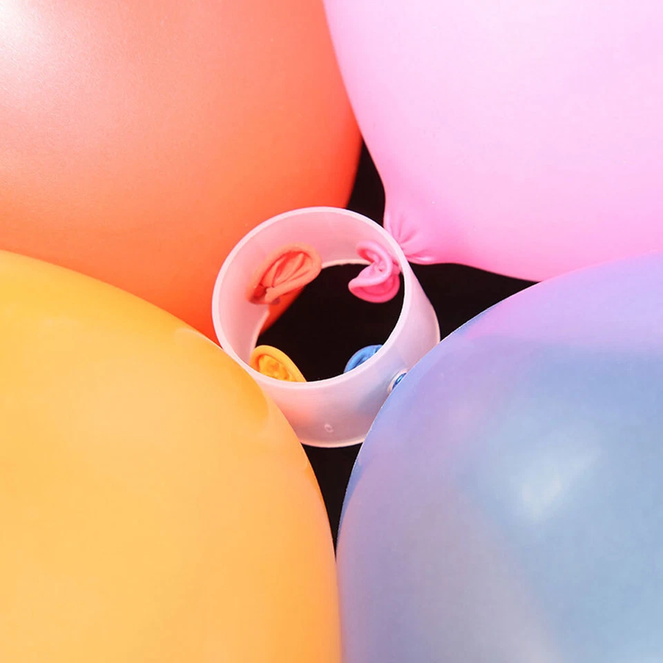 50 piezas Soporte Arco Globo Conector Clip Anillos Hebilla Boda Cumpleaños Decoración Foto 1 de 4