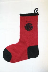 Calcetín de Navidad GANT rojo oscuro Aspen talla única $55 nuevo con etiquetas - Imagen 1 de 4