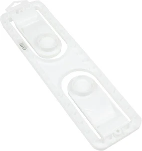 Toallero de papel plástico Chef Craft Select, 12,5 pulgadas de largo, blanco - Imagen 1 de 2