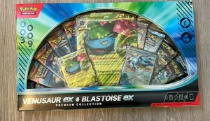 Pokémon TCG Venusaur Ex & Blastoise Ex Premium Collection! In Hand! GME EXCLUSVE - Picture 1 of 3