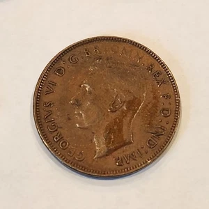 1941 Australia Penny | George VI D.G. King | Vintage Australian Coin Collectible - Picture 1 of 2