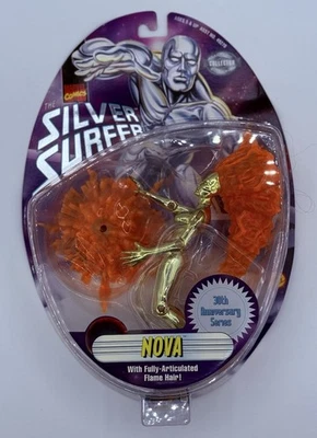 NOVA Marvel Silver Surfer 1997 Toy Biz 30th Anniversary Series 6" Figure NEW - Image 1 of 2