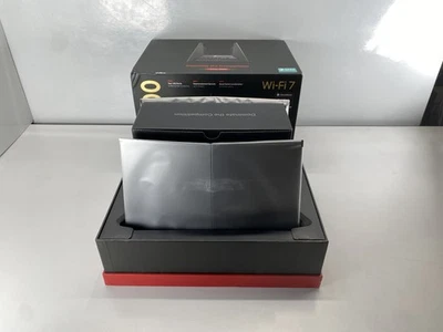 TP-Link BE19000 Tri-Band Wi-Fi 7 Gaming Router - Black/Red - Image 1 of 4