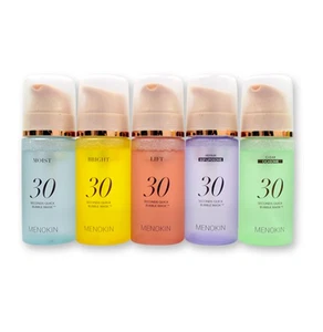 Menokin 30s Quick Bubble Mask 95ml – No Wash, Instant Glow, K-Beauty Hit - Picture 1 of 26