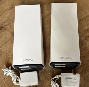 Linksys MX4200C Tri-Band WiFi 6 Mesh System Lot Of 2 Routers W/ Power Cords - Picture 1 of 8