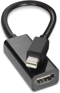 Nero Thunderbolt Mini DisplayPort DP a HDMI - Adattatore cavo alta velocità confezione da 10 - Foto 1 di 9