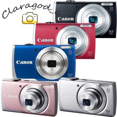 Canon PowerShot A2600 Digital Camera 16.0 MP 5x Optical Zoom English Language - Image 1 of 4