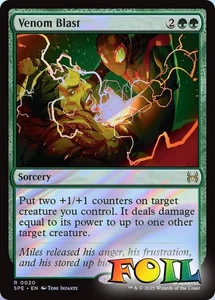 Venom Blast 0020 MTG Marvel's Spider-Man Eternal Rare NP Foil - Bild 1 von 1