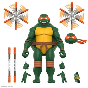 Super7 TMNT Ultimates Michelangelo 7" Figure Wave 12 Mutant Ninja Turtles - Picture 1 of 2