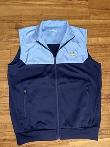Masters Augusta National Golf Club Kids Jacket Athletic Blue Vest LARGE NEW - Picture 1 of 3