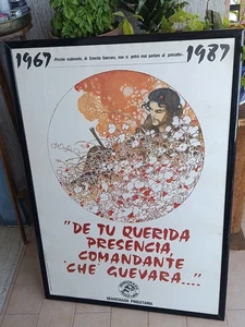 Milo Manara Che Guevara Politisches Poster Proletarische Demokratie Offset Original - Bild 1 von 21
