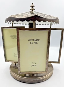 Vintage versilbertes Barock Design Foto Karussell von Godinger Silver Art - Bild 1 von 8