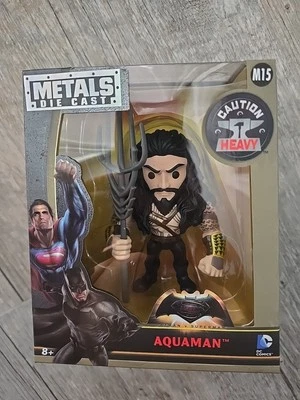 Aquaman DC Metals Die Cast Figure Batman vs Superman NIB Jada Toys Sealed New - Image 1 of 4