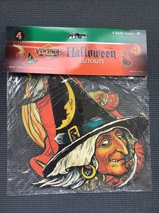 VINTAGE PFEIFE HALLOWEEN AUSSCHNITTE 4 STÜCK IM PACK Made In USA - Bild 1 von 7