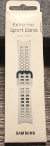 NOS White Black Galaxy Samsung Extreme Sport Band M/L 20mm Watch - Bild 1 von 3