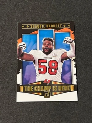 2021 Panini Donruss Football Shaquil Barrett The Champ Is Here #CIH-20 - Image 1 of 2