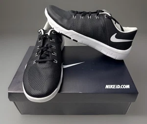 NIKE Free 5.0 TR Flywire Men’s Shoes 12.5 Black Running Gym 803218-991 New - Picture 1 of 9