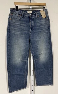 Madewell The Darted Barrel-Leg Damenjeans 29 Irmo Wash blau Denim breit NEU 148 $ - Bild 1 von 13