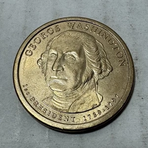 1789-1797 1ª. Moneda de dólar presidente George Washington 2007-D - Imagen 1 de 3