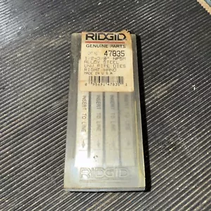 RIDGID 47835 1/2"-3/4" NPSM (RH) ALLOY STEEL UNIVERSAL PIPE DIES - Picture 1 of 5