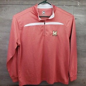 University of Maryland Shirt Herren XL Crable Pullover Performance 1/4 Zip Golf UMD - Bild 1 von 11