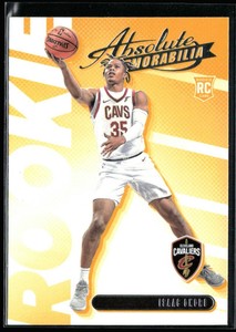 Isaac Okoro 2020-21 Panini Absolute Memorabilia Rookies Yellow RC #5 Cleveland