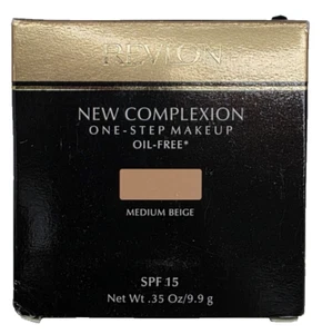 NEW Revlon New Complexion One Step COMPACT Makeup-Medium Beige - Picture 1 of 1
