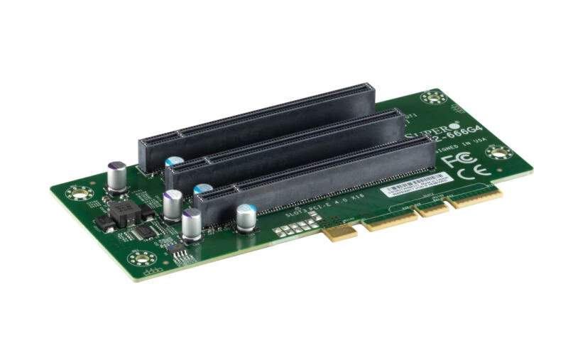 Tarjeta vertical pasiva Supermicro LHS 2U PCI-E ranura x16, RSC-D2-666G4 Foto 1 de 1