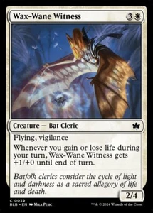 Wax-Wane Witness (039) Bloomburrow BLB MTG Magic - Foto 1 di 1