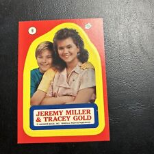 Jb14 Growing Pains Sticker 1988 Topps #9 Tracey Gold Jeremy Miller Puzzle