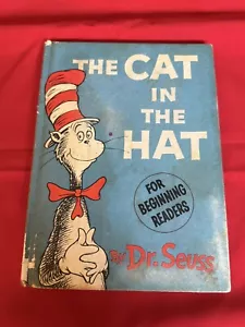 THE CAT IN THE HAT Dr. Seuss 1957 FIRST Edition Vintage HC - Picture 1 of 18