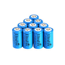 10pcs 16340 Battery 3.7V Ultra 1800mAh fire Rechargeable Li-Ion CR123A Batteries