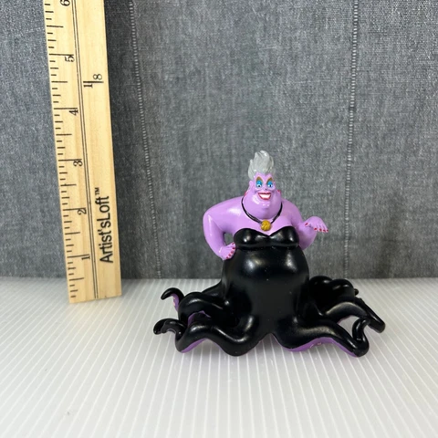 Disney The Little Mermaid Princess Ursula 3" Plastic Figure Figurine Cake Topper Cover