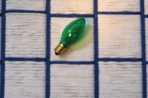 BOXof24 new green TWINKLE random blinker CHRISTMAS string LIGHT bulb C7 flashing - Picture 1 of 3