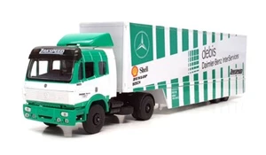 Eligor 1/43 Scale 5409 - Mercedes Benz Car Transporter Truck - Green/White - Picture 1 of 7