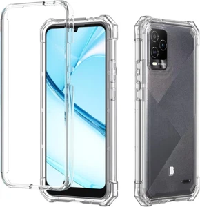 Full Cover Shockproof Protective Phone Case for BLU View 5 Pro - Clear - Picture 1 of 12