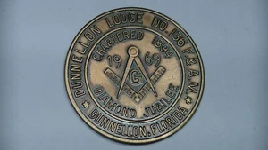 1969 DUNNELLON LODGE NO 136 F & AM FLORIDA DIAMOND JUBILEE MASON MASONIC MEDAL - Bild 1 von 20