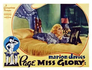 Page Miss Glory Us Lobby Card Marion Davies Dick Powell 1935 Film Star Old Photo