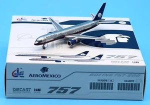 Avión diecast JC Wings 1:400 Aeromexic Airlines Boeing B757-200 modelo N301AM - Imagen 1 de 13