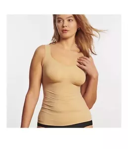 Evelyn Bobbie Seamless Smoothing Bra Cami Size XL Sand Beige A587082 NEW - Picture 1 of 5