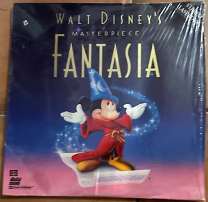 Wlat Disney's Fantasia Stereo LaserDisc Laser Disc Set of 2 Mickey Mouse cover - Picture 1 of 1