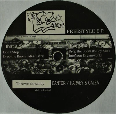 FREESTYLERS "FREESTYLE E.P." 1996 VINYL 12" EP 4 TRACKS BREAKBEAT UK ~RARE~ HTF - Image 1 of 2