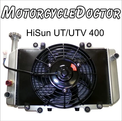 UTV 400,Radiator,Fan,UT400,UT 400,HiSUN,Massimo,Bennche,Colman,MSU,HS,YS,ATV,TSC - Image 1 of 3