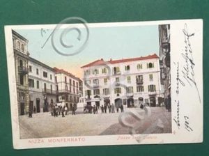 AK Nizza Monferrato - Piazza Dello Statuto - 1904 - Bild 1 von 2